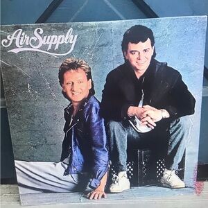 1985 Air Supply Vinyl Record Album - Blue & Black Cover
